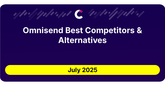 Omnisend Best Competitors & Alternatives updated July 2025