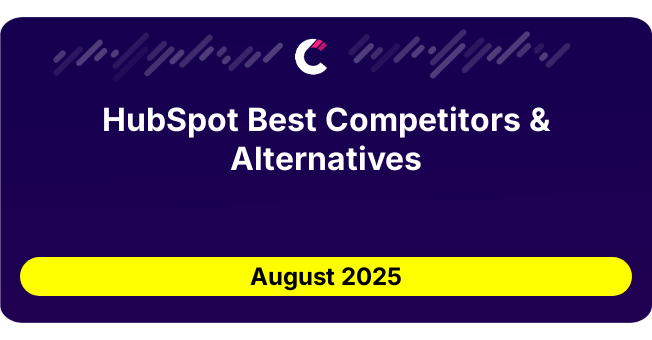 HubSpot Best Competitors & Alternatives updated August 2025