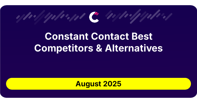 Constant Contact Best Competitors & Alternatives updated August 2025