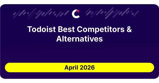Todoist Best Competitors & Alternatives updated August 2026