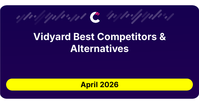 Vidyard Best Competitors & Alternatives updated August 2026