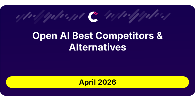 Open AI Best Competitors & Alternatives updated August 2026