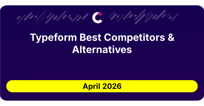 Typeform Best Competitors & Alternatives updated August 2026