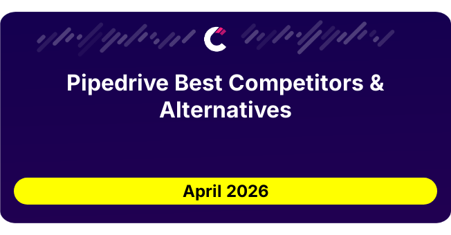 Pipedrive Best Competitors & Alternatives updated August 2026