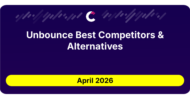 Unbounce Best Competitors & Alternatives updated August 2026