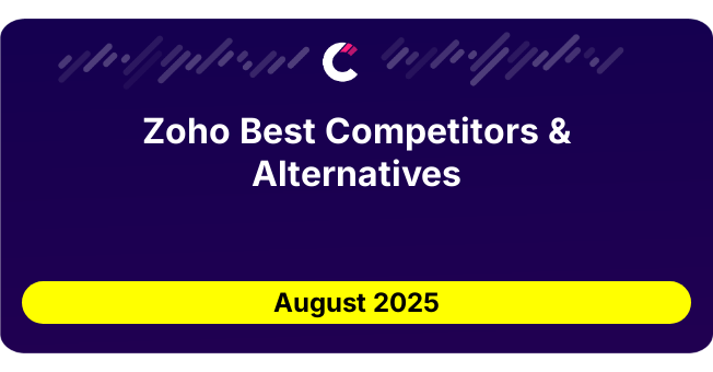 Zoho Best Competitors & Alternatives updated August 2025