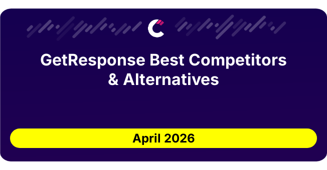 GetResponse Best Competitors & Alternatives updated August 2026