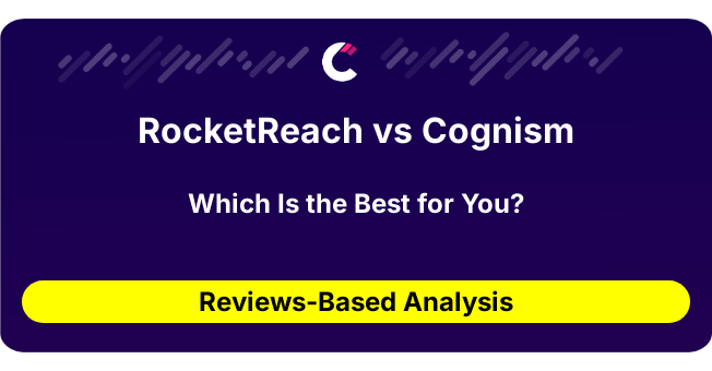 RocketReach vs Cognism (AI Analysis from 39 Review Data)