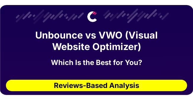 Unbounce vs VWO (Visual Website Optimizer) (AI Analysis from 61 Review Data)