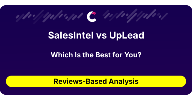 SalesIntel vs UpLead (AI Analysis from 42 Review Data)