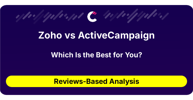 Zoho vs ActiveCampaign (AI Analysis from 772 Review Data)