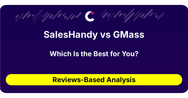 SalesHandy vs GMass (AI Analysis from 40 Review Data)