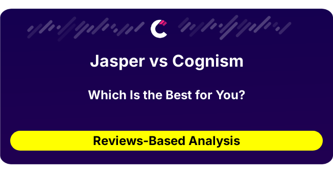Jasper vs Cognism (AI Analysis from 47 Review Data)