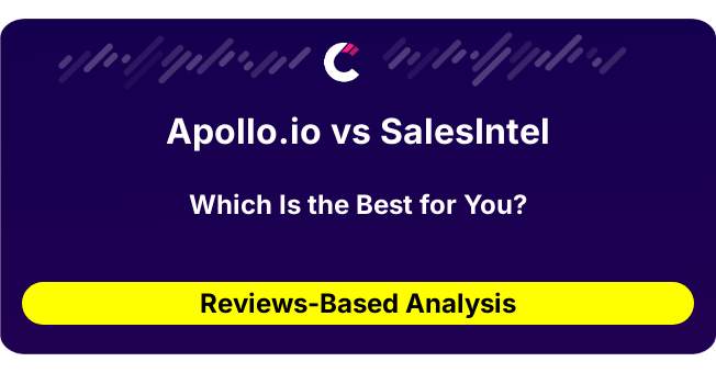 Apollo.io vs SalesIntel (AI Analysis from 63 Review Data)