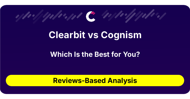 Clearbit vs Cognism (AI Analysis from 31 Review Data)