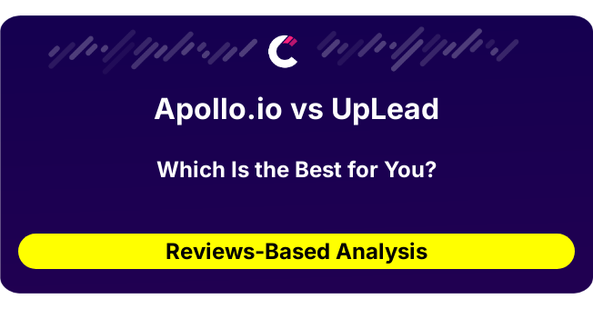 Apollo.io vs UpLead (AI Analysis from 77 Review Data)