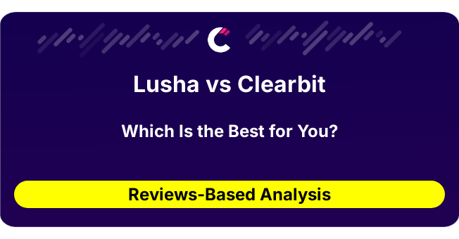 Lusha vs Clearbit (AI Analysis from 101 Review Data)