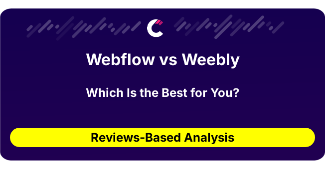 Webflow vs Weebly (AI Analysis from 81 Review Data)