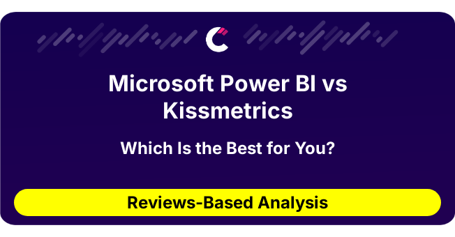 Microsoft Power BI vs Kissmetrics (AI Analysis from 30 Review Data)