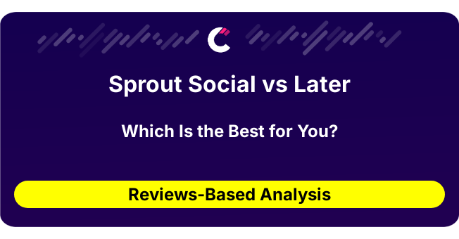 Sprout Social vs Later (AI Analysis from 47 Review Data)