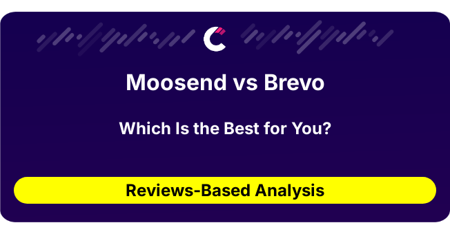 Moosend vs Brevo (AI Analysis from 29 Review Data)