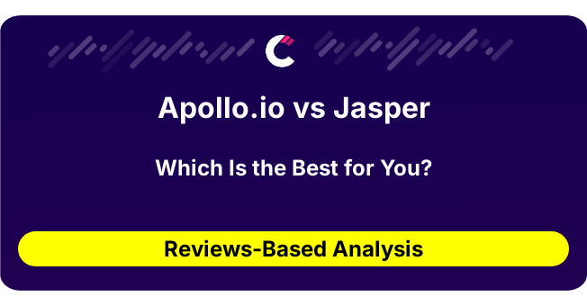 Apollo.io vs Jasper (AI Analysis from 76 Review Data)