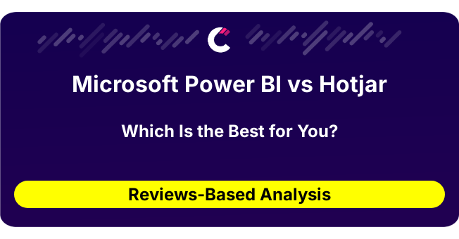 Microsoft Power BI vs Hotjar (AI Analysis from 20 Review Data)