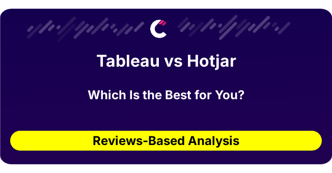 Tableau vs Hotjar (AI Analysis from 31 Review Data)