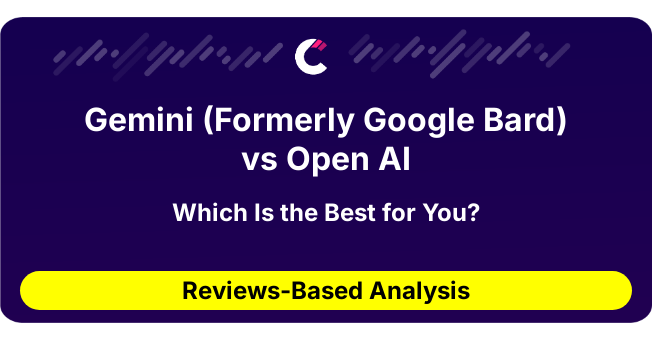 Gemini (Formerly Google Bard) vs Open AI (AI Analysis from 48 Review Data)