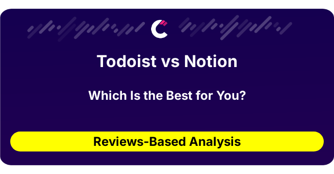 Todoist vs Notion (AI Analysis from 43 Review Data)