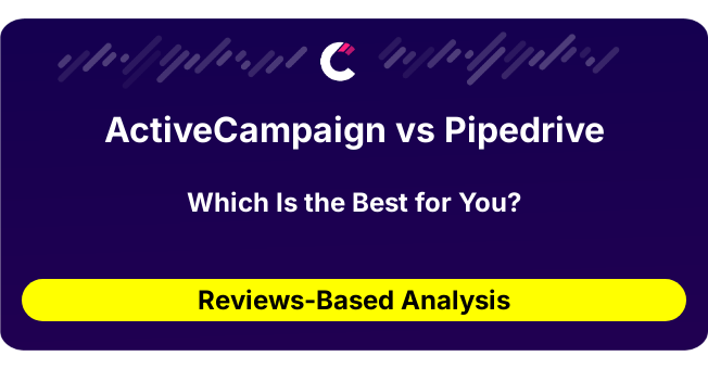 ActiveCampaign vs Pipedrive (AI Analysis from 722 Review Data)