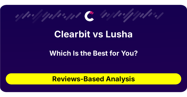 Clearbit vs Lusha (AI Analysis from 101 Review Data)
