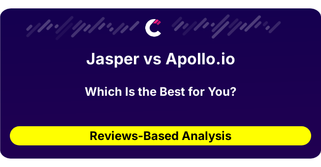 Jasper vs Apollo.io (AI Analysis from 76 Review Data)