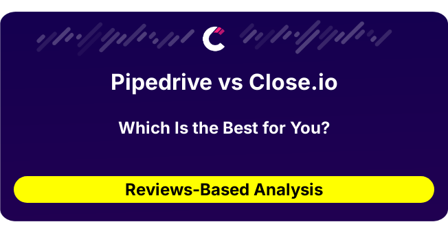 Pipedrive vs Close.io (AI Analysis from 138 Review Data)