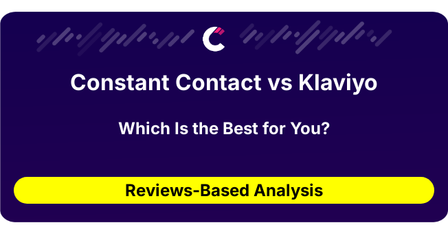 Constant Contact vs Klaviyo (AI Analysis from 286 Review Data)