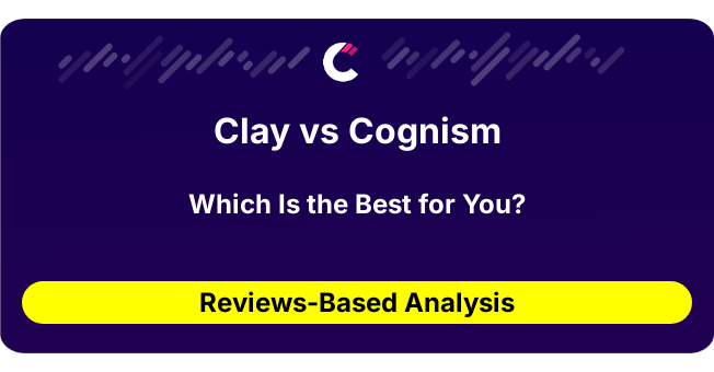 Clay vs Cognism (AI Analysis from 32 Review Data)
