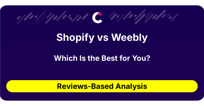 Shopify vs Weebly (AI Analysis from 160 Review Data)