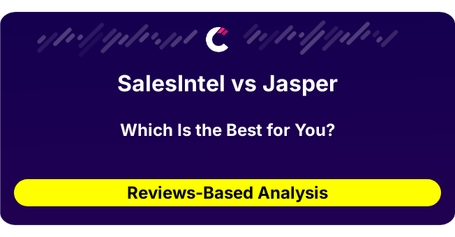 SalesIntel vs Jasper (AI Analysis from 41 Review Data)