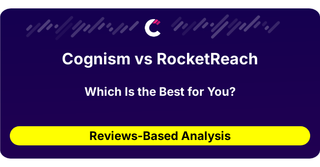 Cognism vs RocketReach (AI Analysis from 39 Review Data)
