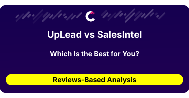 UpLead vs SalesIntel (AI Analysis from 42 Review Data)