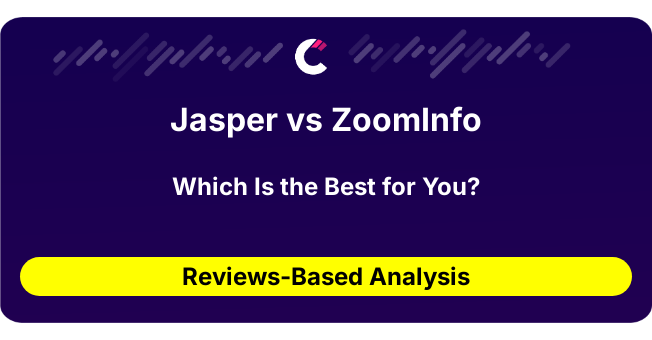 Jasper vs ZoomInfo (AI Analysis from 78 Review Data)