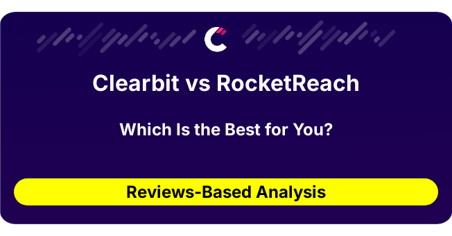 Clearbit vs RocketReach (AI Analysis from 30 Review Data)