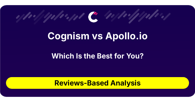 Cognism vs Apollo.io (AI Analysis from 69 Review Data)