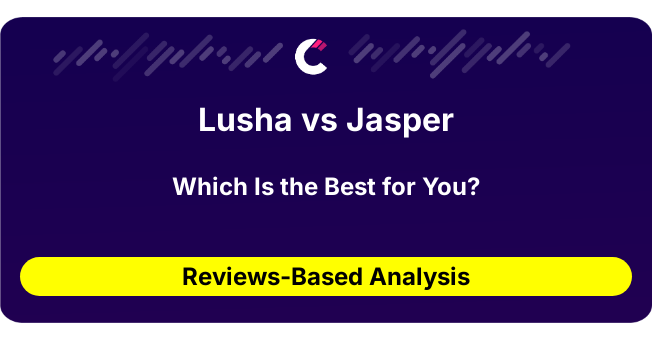 Lusha vs Jasper (AI Analysis from 117 Review Data)