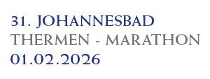 31. Johannesbad Thermen-Marathon 2026