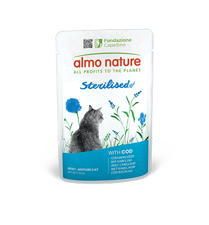 ALMO NATURE FUNCTIONAL STERILISED CAT 30X70 g WITH COD