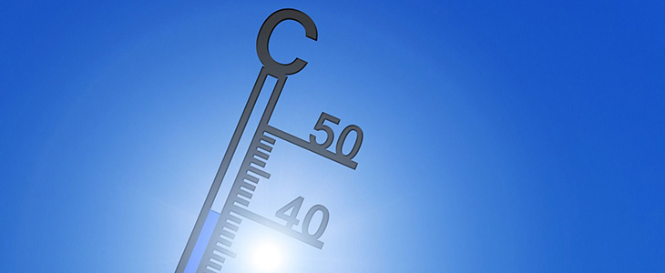 730x300 - Thermometer mit 40 Grad