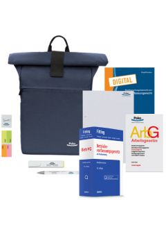 Rucksack voll mit nützlichen Materialien