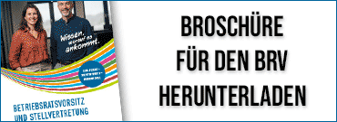Broschüre zur mehrmoduligen Veranstaltung BRV-Kompass für Betriebsratsvorsitz  und Stellvertretung