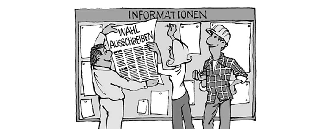 1100x463-Betriebsrat gr&uuml;nden - Das Wahlausschreiben